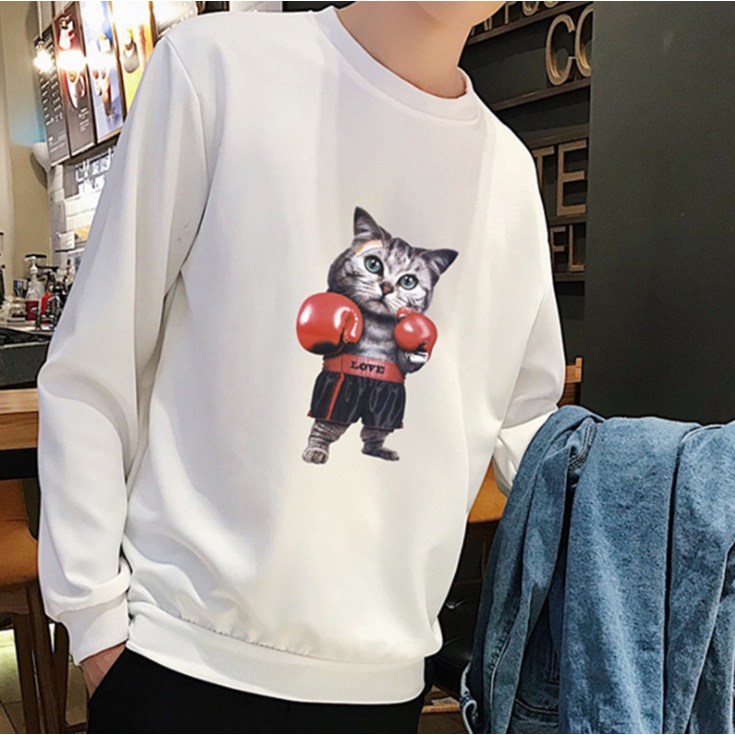 Áo thun dài tay mùa hè Hàn Quốc là cổ tròn dài tay dài cho nam giới