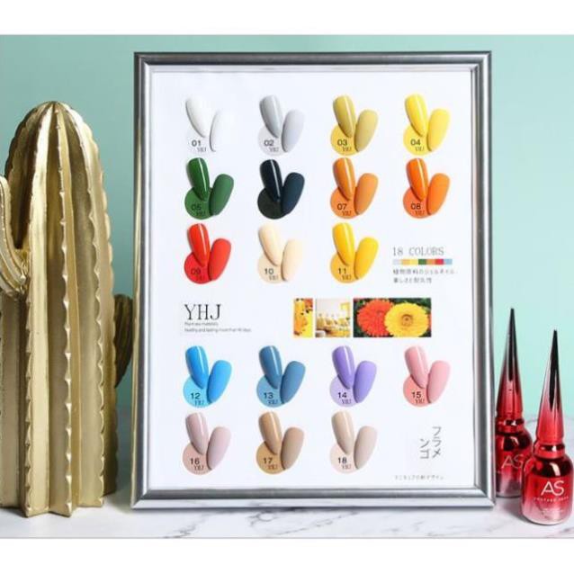 Sơn Gel AS vỏ đỏ YHJ( Cam Kết Chính Hãng - làm khô sơn gel bằng máy hơ uvled ) [GIÁ SỐC]