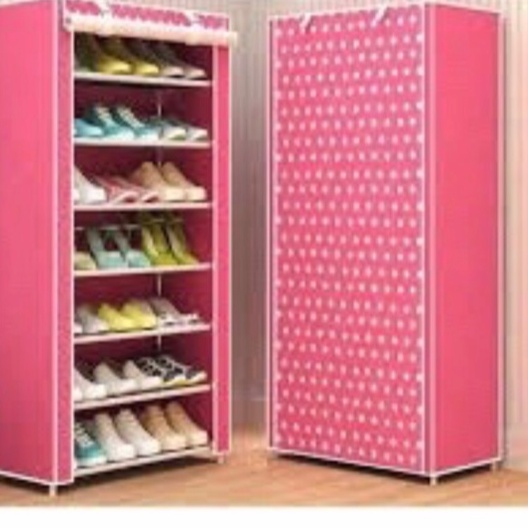 Tủ đựng giày dép, kệ đựng giày 7 tầng 6 ngăn kích thước 30x60x125cm