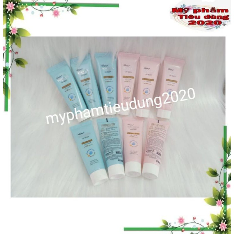 (mẫu 15g) Kem chống nắng dưỡng thể trắng mịn Sunplay Skin Aqua UV Body Whitening Lotion &Cooling LotionSPF 50+ PA++++