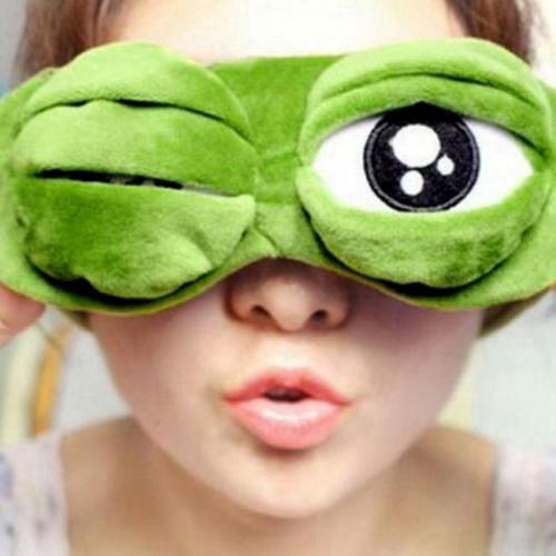Miếng bịt mắt ngủ mắt ếch 3D dễ thương độc đáo