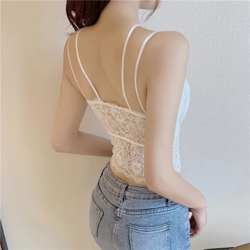 Áo Lót Bra Ren Nữ 💖FREESHIP💖 Áo Ngực Bra Ren 2 Dây Không Gọng Có Khuy Cài Siêu Quyến Rũ Chất Mềm Mịn 067 | BigBuy360 - bigbuy360.vn