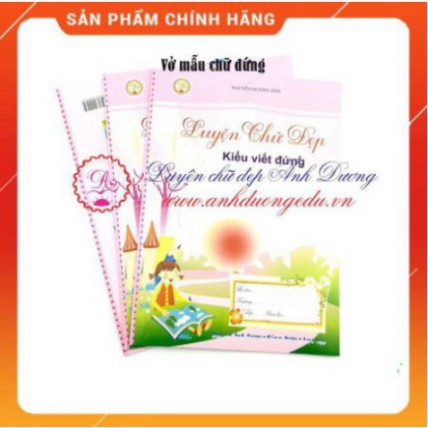 Vở Ô Ly Chữ Đứng - Vở Luyện Chữ Đứng Dòng Kẻ Đứng, Có Chữ Mẫu