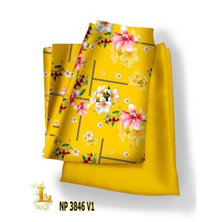 [The Deliaa] vải may áo dài lụa cao cấp in 3d chất lụa mềm rủ co dãn mặc mát