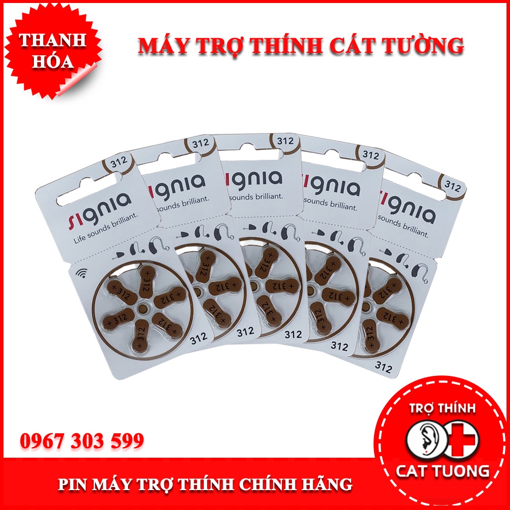 Pin 312 máy trợ thính SIGNIA