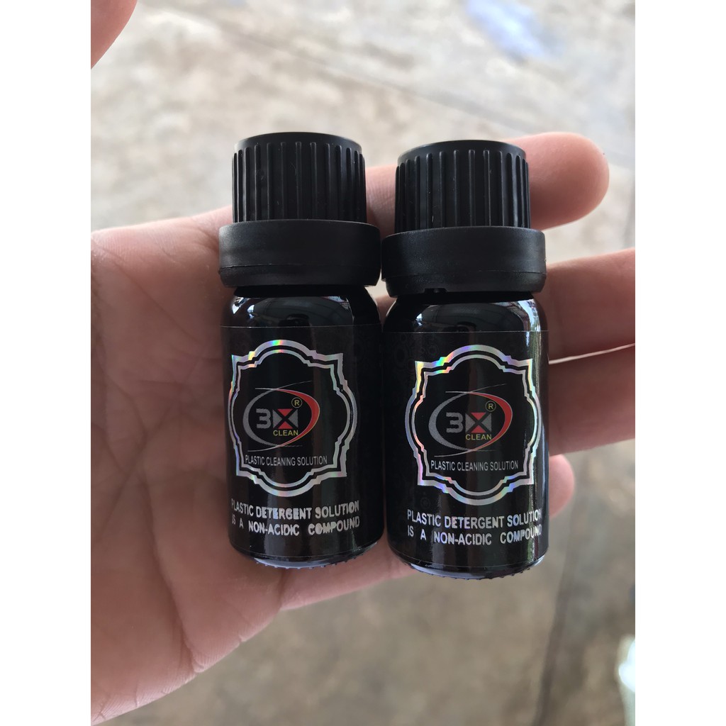 Phục Hồi Nhựa Nhám Đen 3X Clean 10ml.