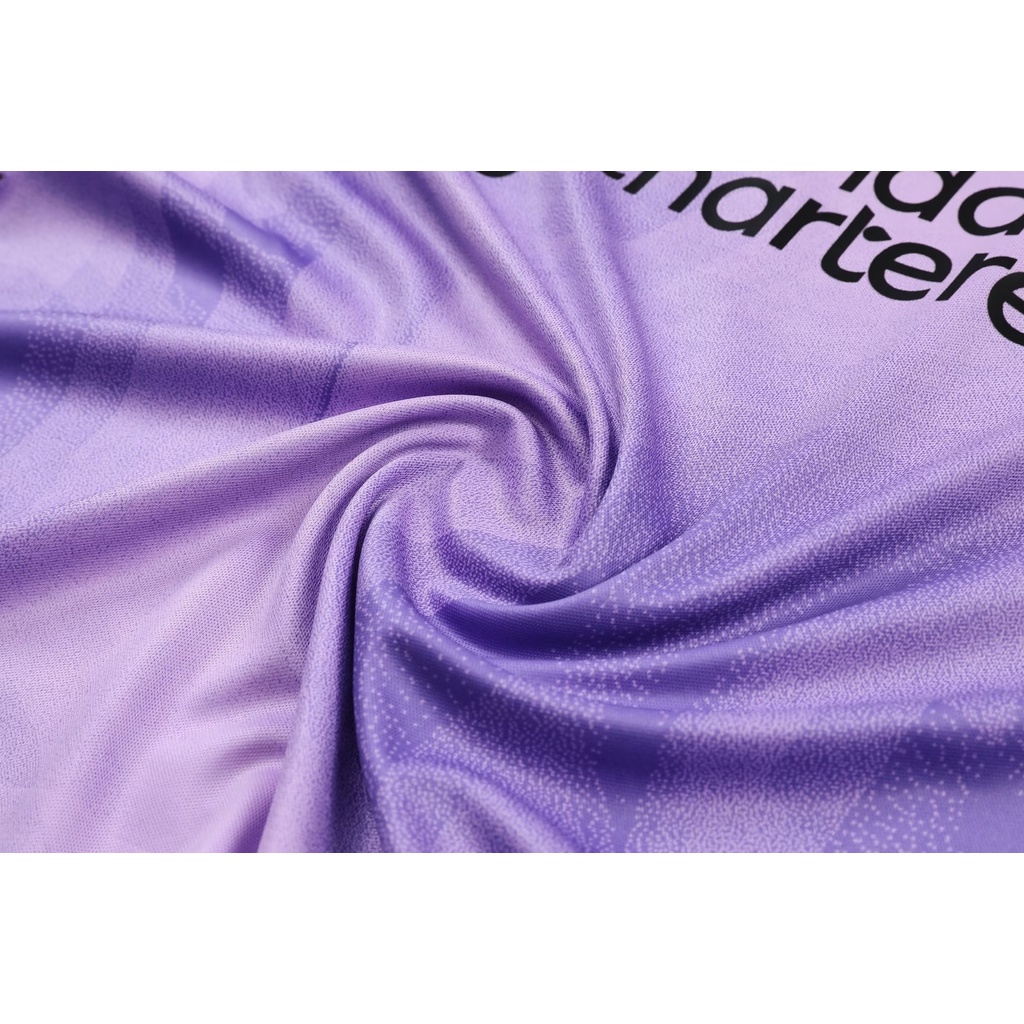 Áo Thun Đá Banh Tay Ngắn Màu Tím Số 22-23 Size s-2xl