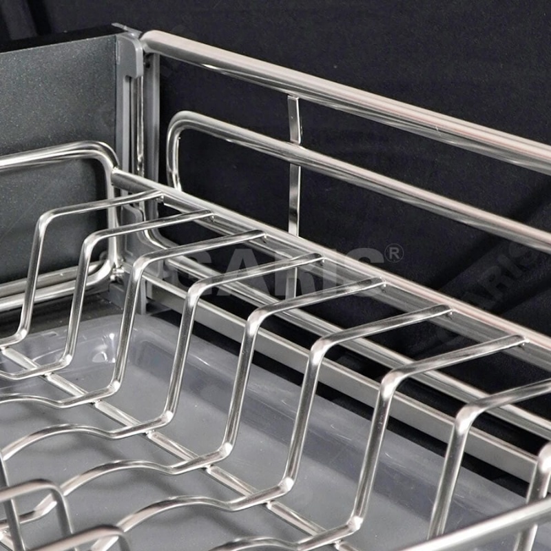 Giá Bát Đĩa, Thìa Đũa Vách Hộp Garis MD02V - Chất Liệu Inox 304