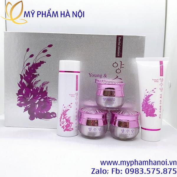 Bộ mỹ phẩm YOUNG PRETTY 5IN1 – Làm trắng da Cao Cấp