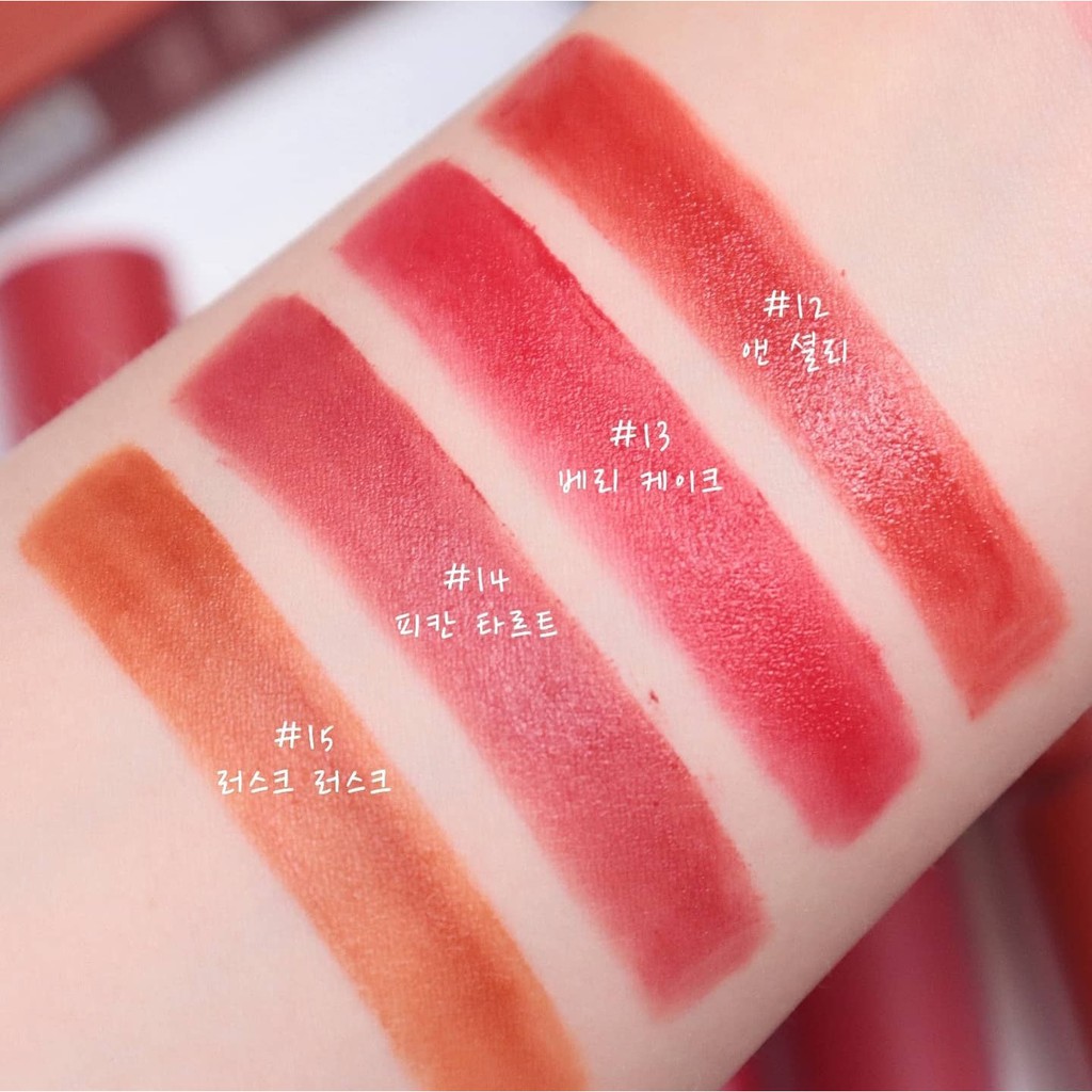 Son kem lì cực nhẹ môi Romand Zero Velvet Tint 5.5g Ver2