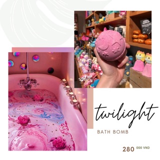 Twilight bath bomb lush - viên thả bồn tắm Lush : Twilight