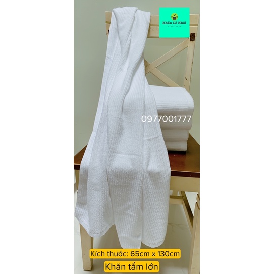 Khăn tắm khách sạn size lớn 100% Cotton Phong Phú (65x130cm,400gr)