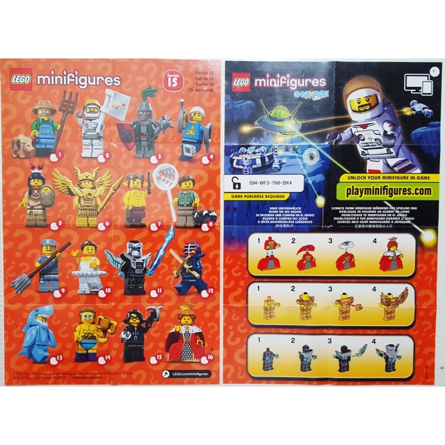 Lego Minifigures 71011 - Bộ xếp hình Lego Nhân vật Series 15