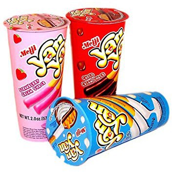 Bánh Chấm YanYan Meiji Vị Socola,Dâu Và Vani 50gr