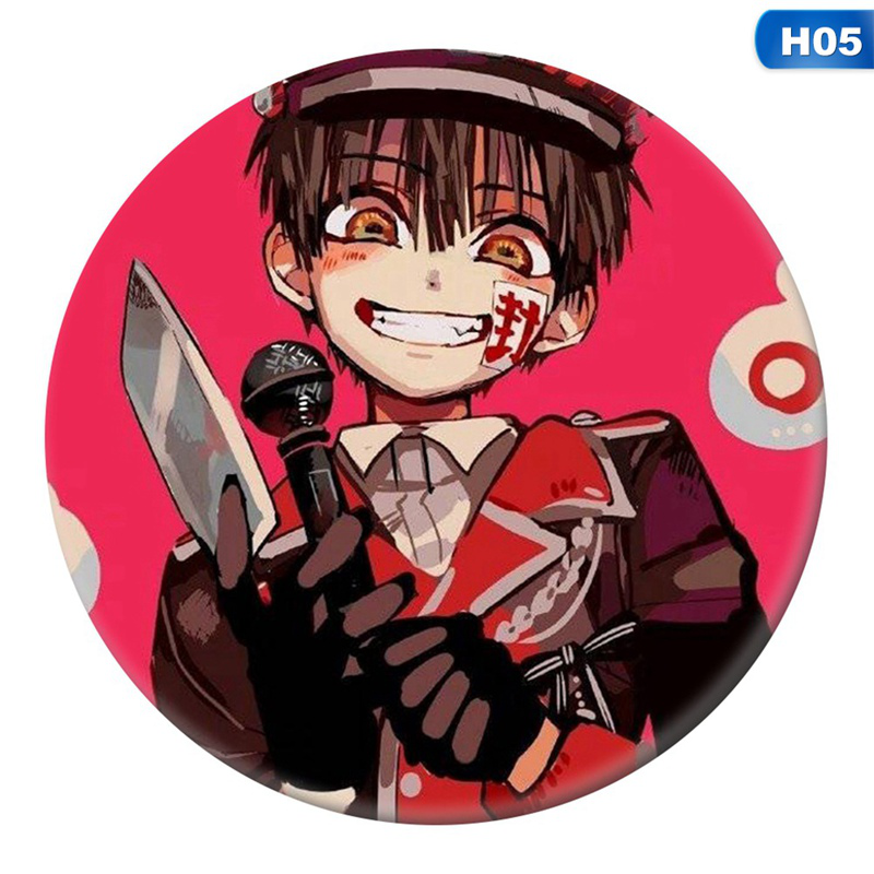 flowersqueen Huy hiệu cài áo hình nhân vật Hanako-Kun hoạt hình