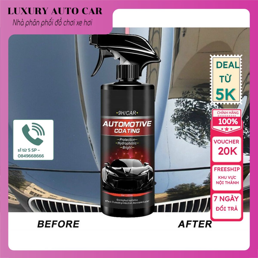 Chai xịt AUTOMOTIVE COATING phủ nano chống nước kính,phủ sơn xe ô tô,chống nước bề mặt kính mũ -OM 300ml