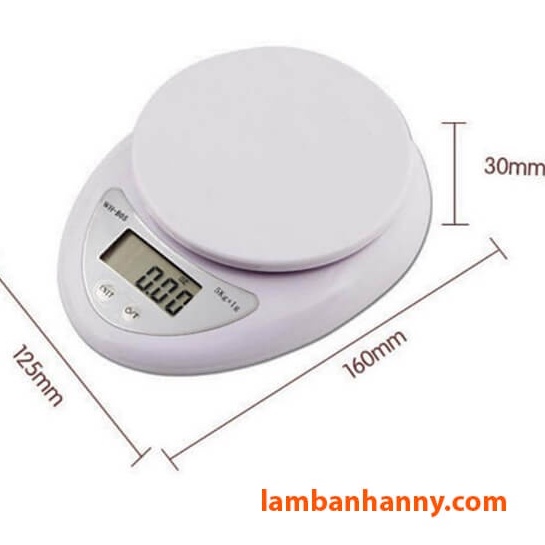 Cân điện tử tiểu ly B05 , 5kg