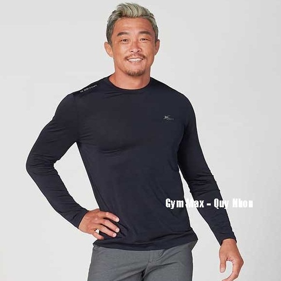 Áo giữ nhiệt nam thể thao gym KoMont thun lưới 4 chiều | BigBuy360 - bigbuy360.vn