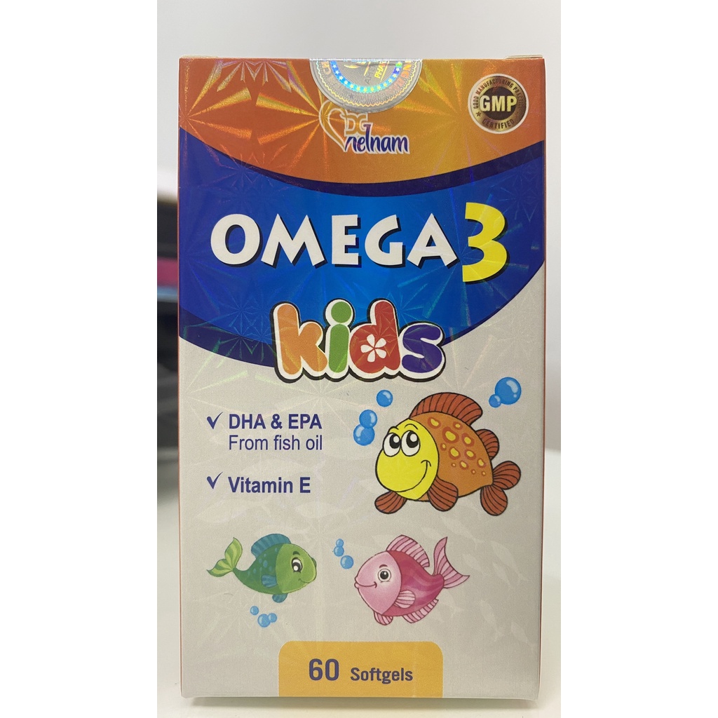Omega 3 Kids Cho Bé Từ 1 Tuổi Giúp Phát Triển Não Bộ Cải Thiện Thị Lực