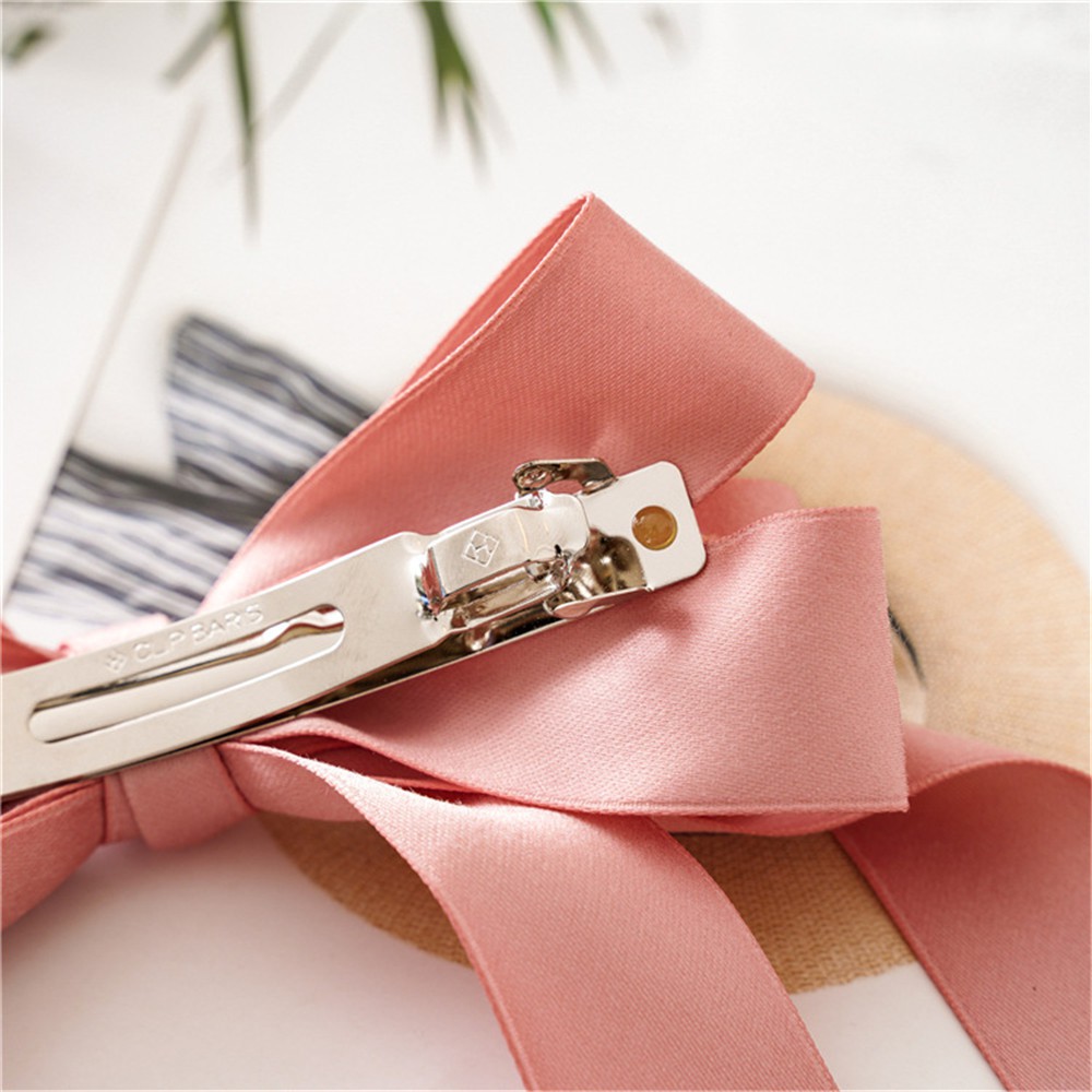 Kẹp Tóc Hình Nơ Đỏ Xinh Xắn Đáng Yêu Dành Cho Nữ