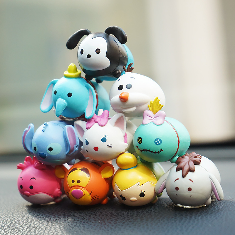 Set 10 Mô Hình Nhân Vật Hoạt Hình mini Trang Trí