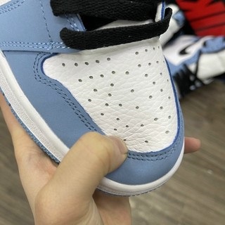 Giày jordan 1 𝐜ổ 𝐜𝐚𝐨 xanh dương, Giày Sneaker JD1 cổ cao nam nữ full box bill