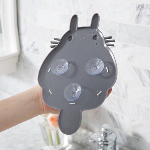 Giá Đỡ Bàn Chải Đánh Răng / Cốc Súc Miệng / Kem Đánh Răng Gắn Tường Hình Totoro Hoạt Hình Không Cần Khoan Lỗ Cho Nhà Tắm