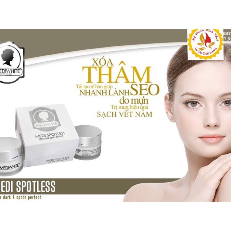 Kem Medi White Spotless Acne hết thâm mụn