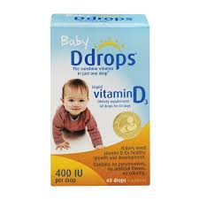 Baby Ddrops Vitamin D3 Cho Trẻ Sơ Sinh 60 Giọt Của Mỹ