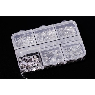 Khay nhựa 6 ô -12 ô đựng đá, phụ kiện trang trí móng
