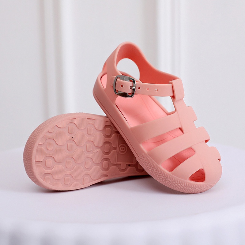 Giày xăng đan AYUER đế mềm màu kẹo phong cách La Mã cho bé trai/ bé gái