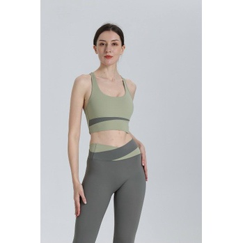 Set bộ đồ tập gym yoga nữ thun mịn phối màu áo bra sẵn mút lót, quần đùi ngố cao cấp loại 1 Bin Sports BL024