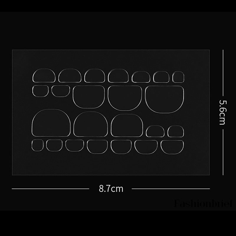 Bộ 24 miếng dán móng chân trong giả