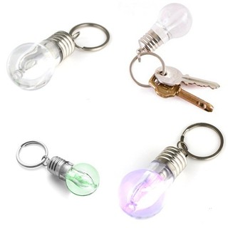 [GIÁ SỈ] Combo 2 Móc Khóa Hình Bóng Đèn Led 7 Màu