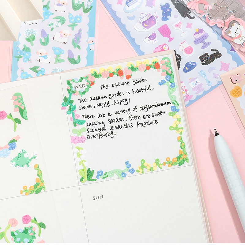 1 Tấm Hình Dán Chống Thấm Nước Kiểu Dáng Dễ Thương