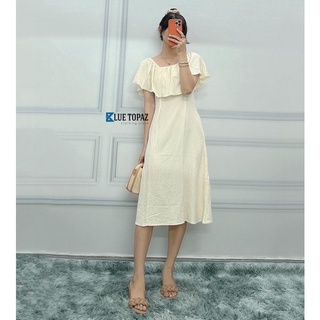 Đầm trễ vai đi biển