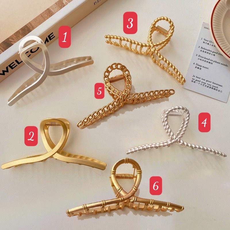 {Ảnh thật} KẸP DÀI, BẤU TÓC, KẸP CÁ MẬP KIM LOẠI, CAO CẤP, HOT TREND, ULLZANG