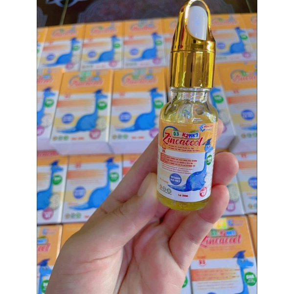 Vitamin D3 K2 MK7 Zincacool ❤️ Giúp Bé Hấp Thu Canxi, Chống Còi Xương, Loãng Xương ❤️