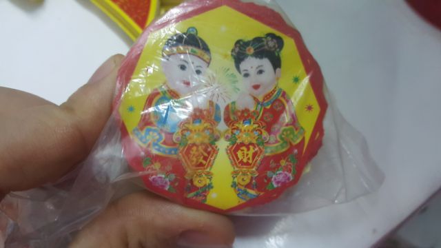 [VPP] 100 Tem lục giác - tem dán chúc mừng năm mới - tem dán happy new year | BigBuy360 - bigbuy360.vn