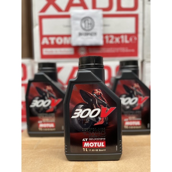Motul 300V 10w40 nhớt tổng hợp Ester nhập khẩu Pháp 3 lớp