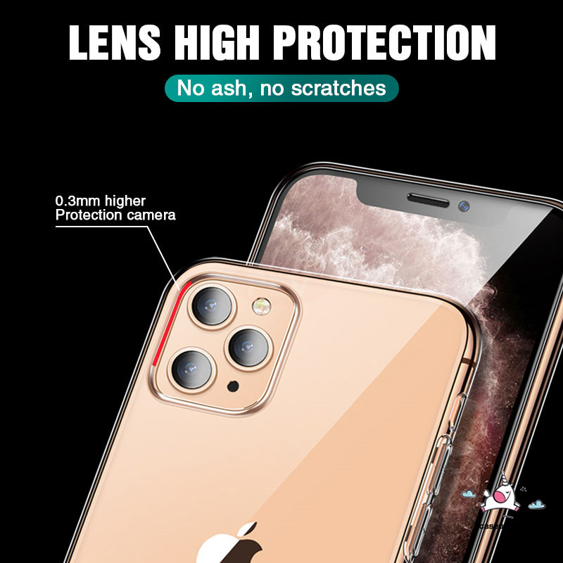 Ốp điện thoại TPU trong suốt đơn giản cho Iphone 11 Iphone 5 5s Se Iphone 6 6s 7 8 Plus X Xr Xs Max 11pro Max | BigBuy360 - bigbuy360.vn