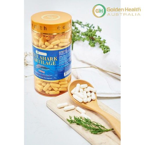 [GOLDEN HEALTH] Sụn vi cá mập - Blue Shark Cartilage 750mg hộp 365 viên