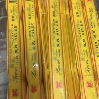 COMBO 5 CÁI THƯỚC KẺ KHẮC 20CM