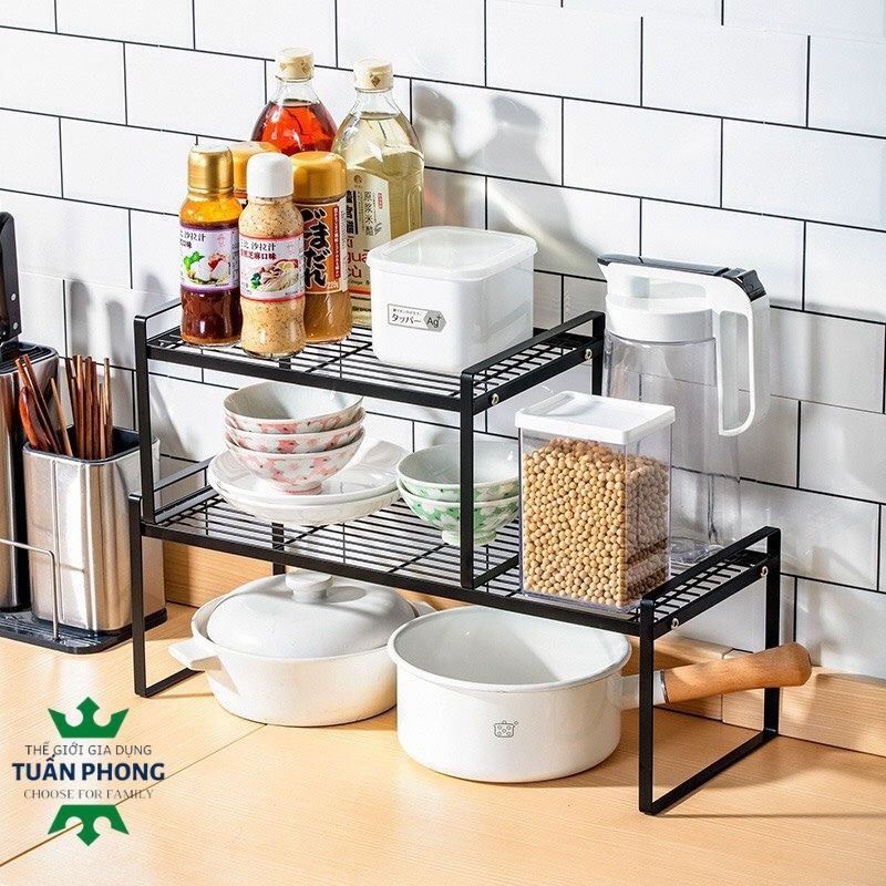 Kệ Để Đồ Nhà Bếp Sơn Tĩnh Điện Đa Năng, Giá Để Lò Vi Sóng Lắp Ráp Dễ Dàng Và Tiện Lợi Cho Phòng Bếp