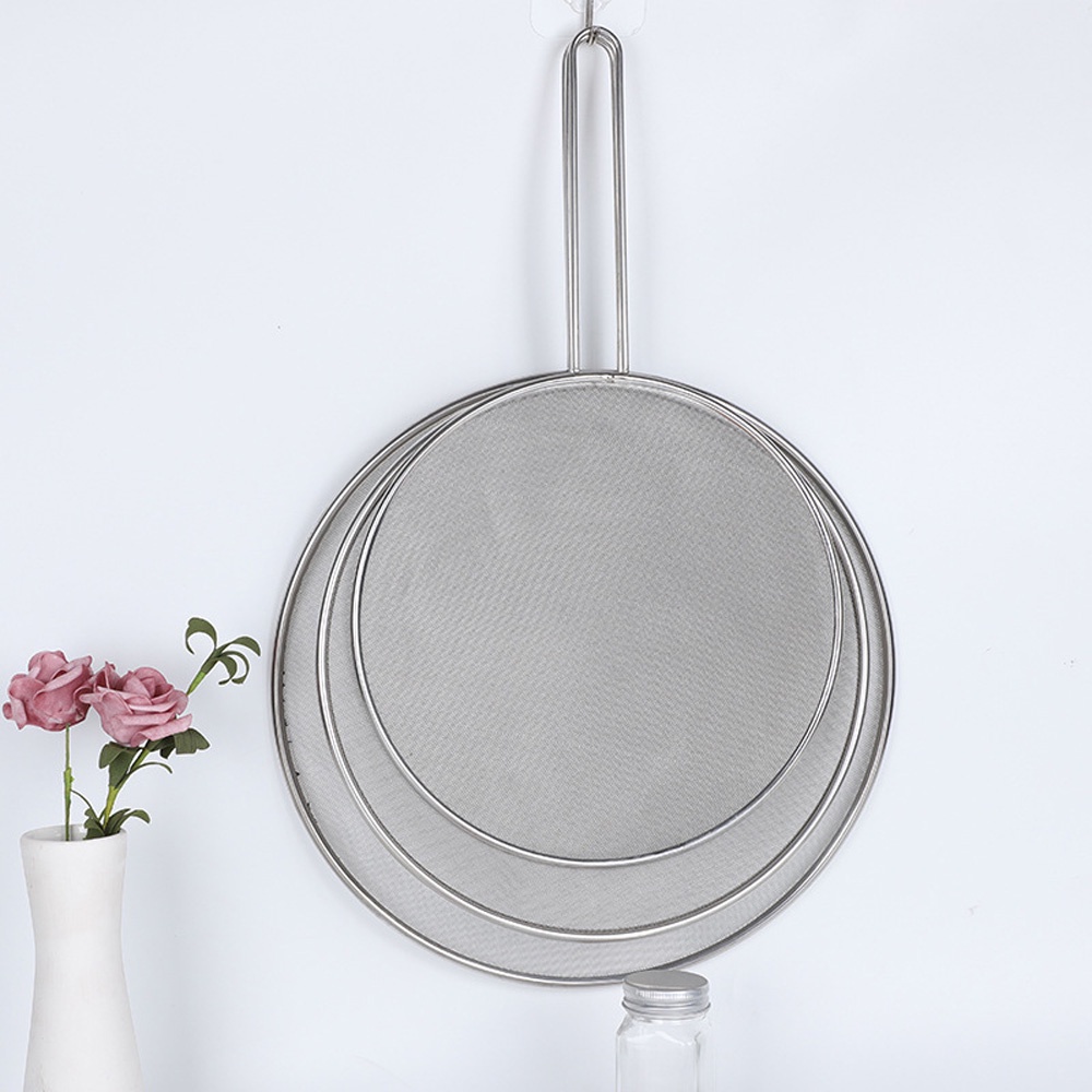 Nắp nồi chống bắn dầu bằng thép không gỉ 25/29/33cm tiện dụng cho nhà bếp