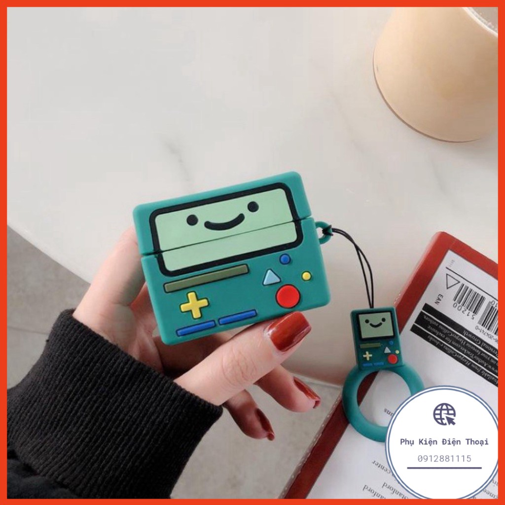 🍀Vỏ ốp case airpod airpods☘️ Vỏ bao bọc MÁY CHƠI GAME XANH Cover đựng tai nghe không dây