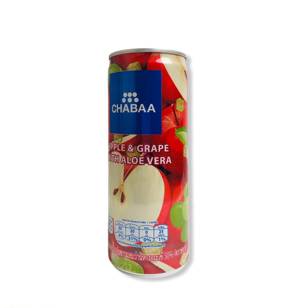 Nước ép táo Chabaa 230ml nước ép trái cây Thái Lan