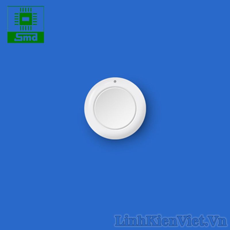 Tay phát RF315MHz 1 nút tròn (trắng)