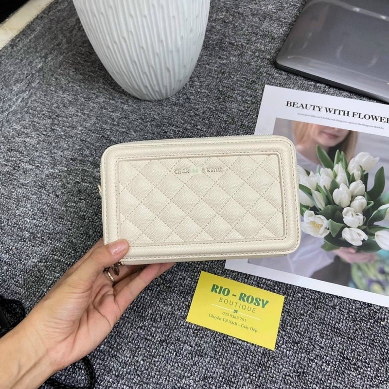 Túi đeo chéo Cnk hộp 2 ngăn khoá hàng Đẹp fullbox
