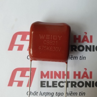 10 CON TỤ CBB 475K 475J (4.7uf) 630V HÀNG MỚI